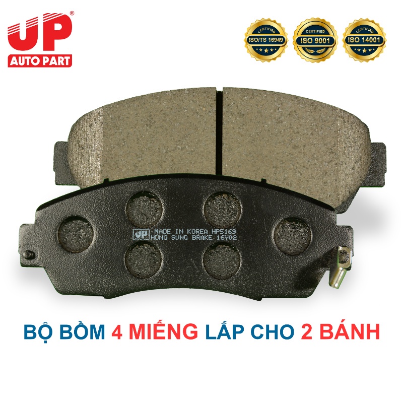 Má phanh bố thắng đĩa trước ô tô HONDA CR-V 2007-2016