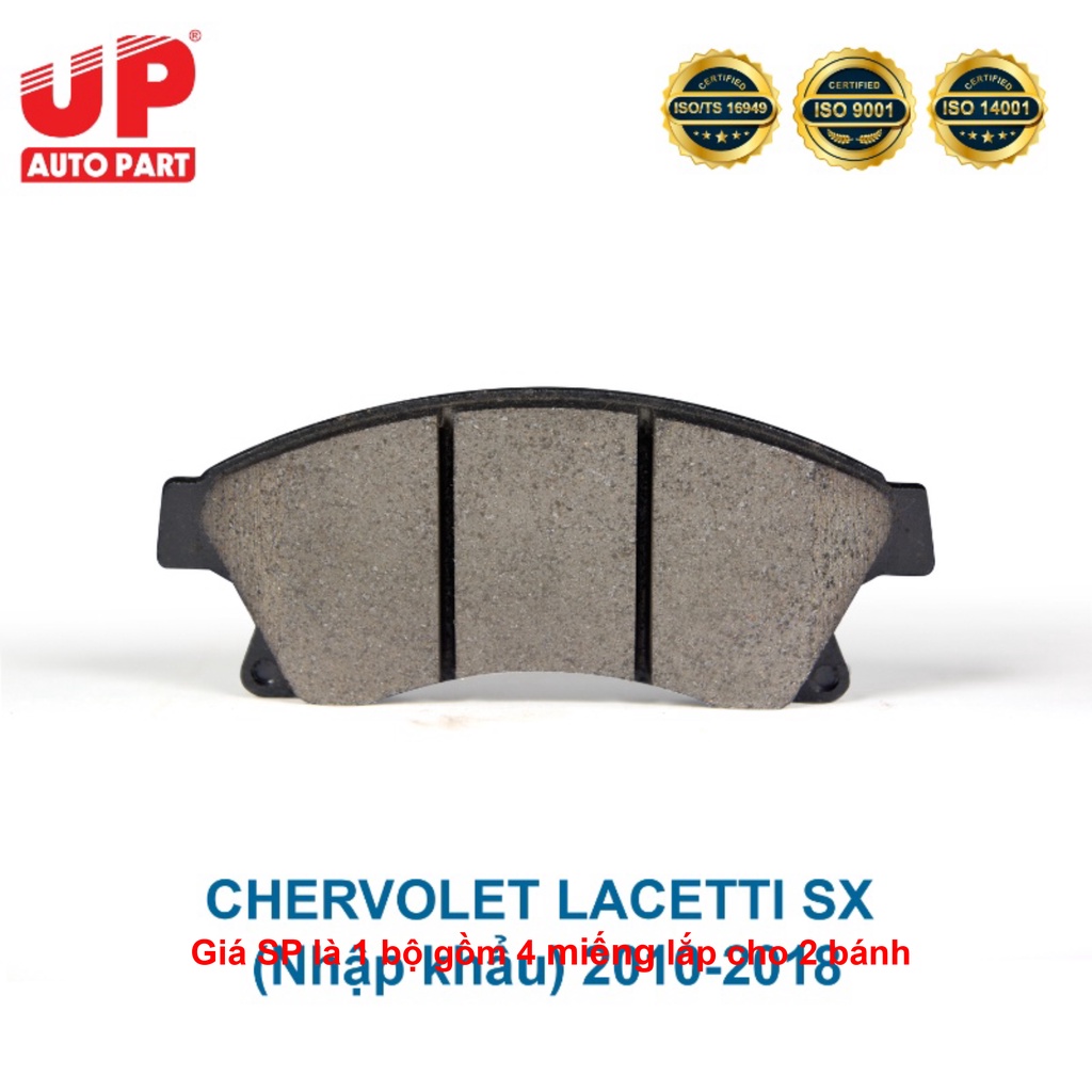 Má phanh bố thắng đĩa trước ô tô CHERVOLET LACETTI SX (Nhập khẩu) 2010-2018