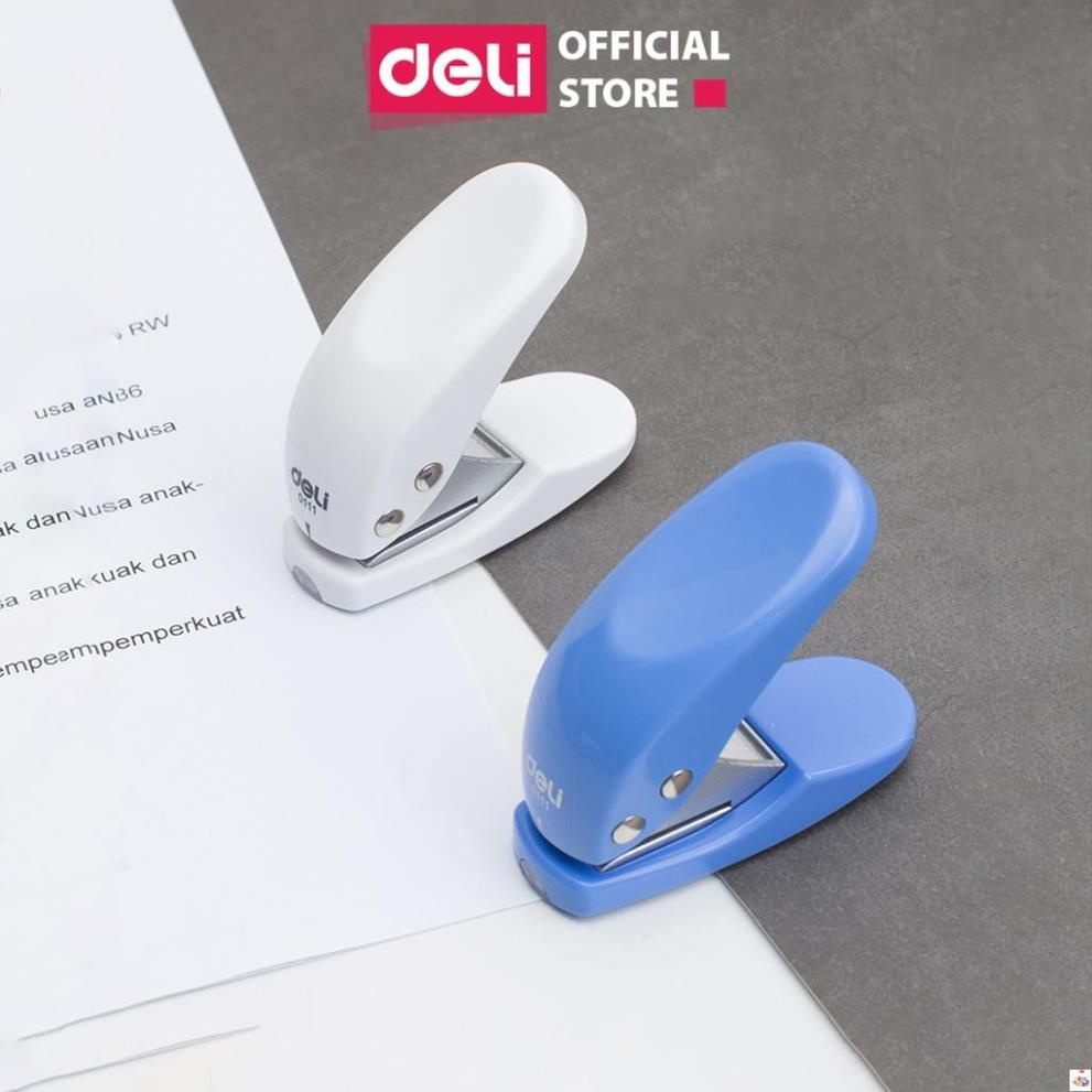 Kìm Bấm Đục Lỗ Giấy Mini Refill Dụng Cụ Bấm Lỗ Giấy Làm Sổ Còng Cầm Tay Tiện Lợi - Màu Ngẫu Nhiên - E0111 ,