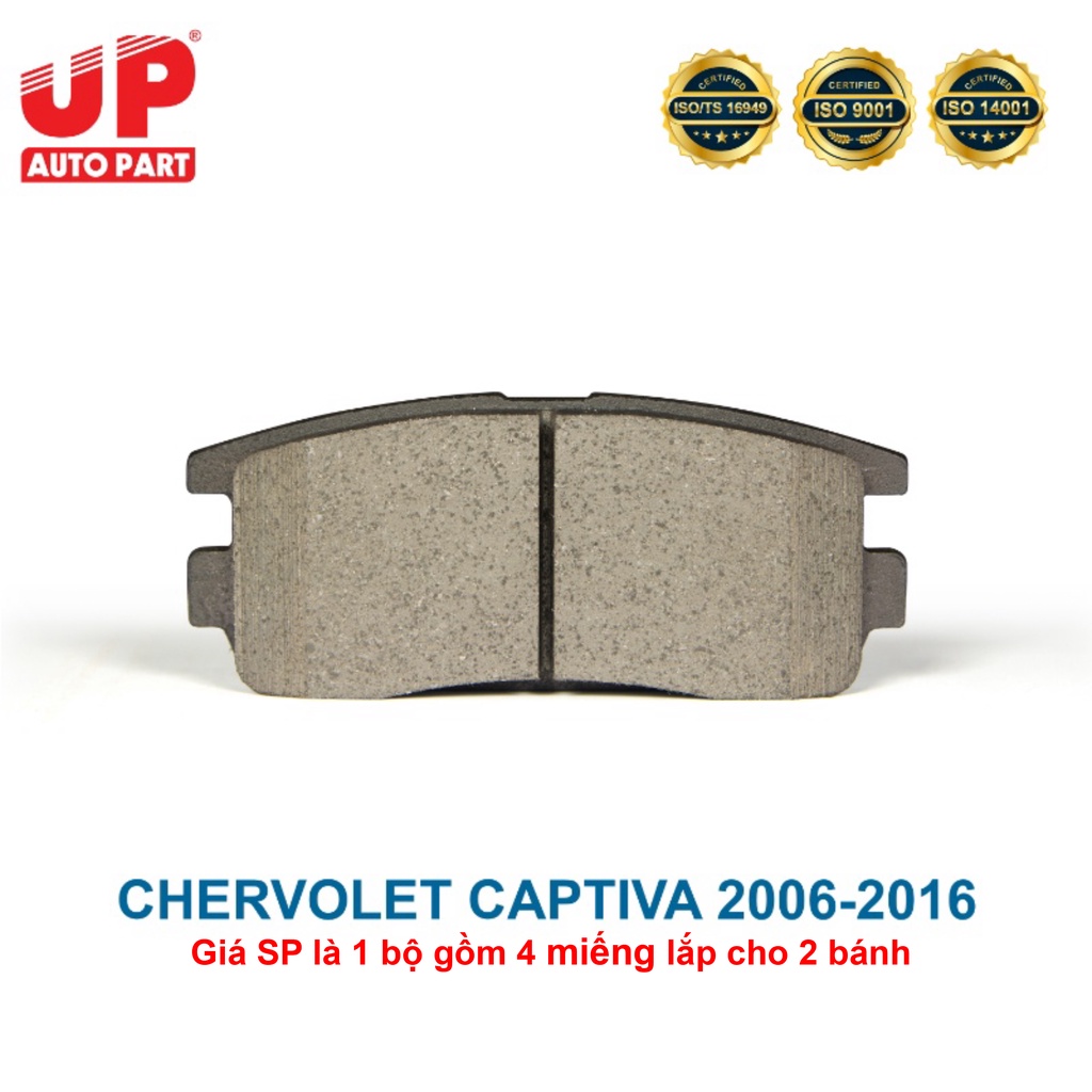 Má phanh bố thắng đĩa sau ô tô CHERVOLET CAPTIVA 2006-2016