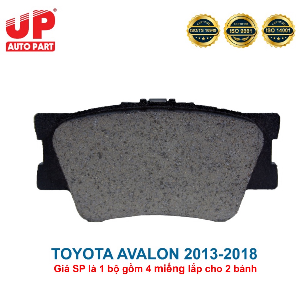 Má phanh bố thắng đĩa sau ô tô TOYOTA AVALON 2013-2018