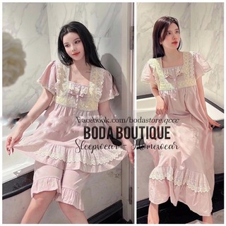 Đầm ngủ tím mộng mơ bst hè 2023