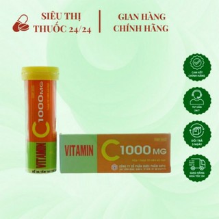 [ 10 viên ] Viên Uống Vitamin C ⚡ CAM KẾT CHÍNH HÃNG ⚡ Viên C Sủi Bổ Sung Vitamin C Tăng Sức Đề Kháng