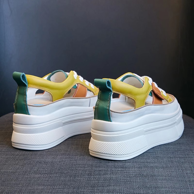 Giày Sandal Đế Dày Đục Lỗ Thoáng Khí Thời Trang Mùa Hè 2023 Phong Cách Mới Cho Nữ