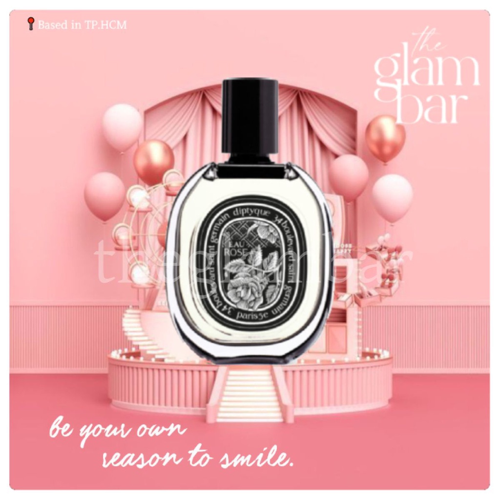 𝐭𝐡𝐞𝐠𝐥𝐚𝐦𝐛𝐚𝐫 ★ Nước hoa Diptyque Eau Rose EDP Test 5ml/10ml/20ml
