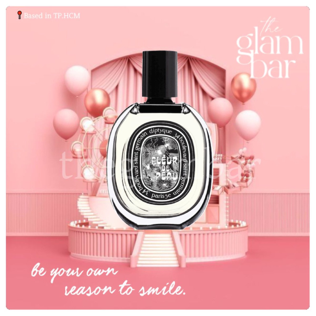 𝐭𝐡𝐞𝐠𝐥𝐚𝐦𝐛𝐚𝐫 ★ Nước hoa chính hãng Diptyque Fleur De Peau EDP Test 5ml/10ml/20ml