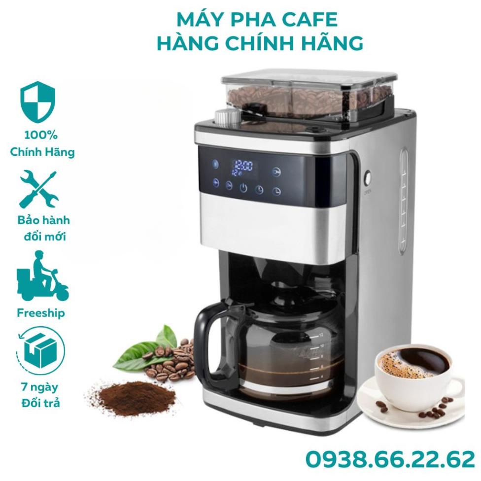 Máy Pha Cafe Ambiano Tự Động Vừa Xay Vừa Pha 12 Cốc/1 Lần Xay, Máy Pha Cà Phê Mini Hàng Chính Hãng Bảo Hành 12 Tháng