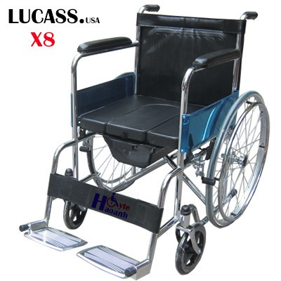 Xe lăn có bô vệ sinh Lucass X8