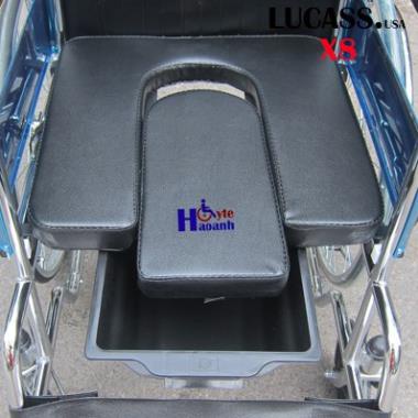 Xe lăn có bô vệ sinh Lucass X8