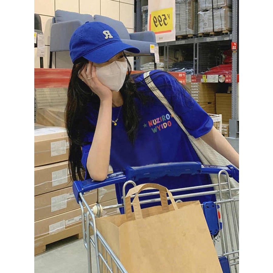 Áo Thun Tay Ngắn Cổ Tròn In Hình Thời Trang Dành Cho Nữ