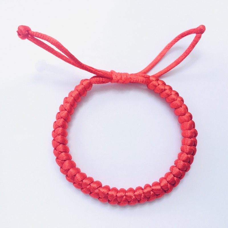 Vòng tay đỏ may mắn- cặp đôi nam nữ, tình bạn/ vòng đan- dây bện thiết kế đẹp mắt/ vòng tay tiêu chiến