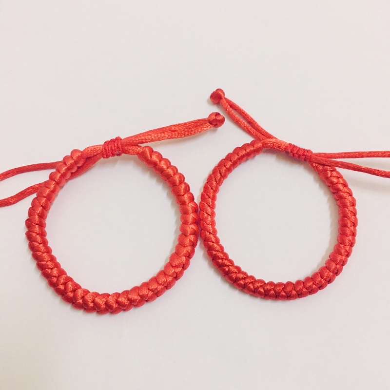 Vòng tay đỏ may mắn- cặp đôi nam nữ, tình bạn/ vòng đan- dây bện thiết kế đẹp mắt/ vòng tay tiêu chiến