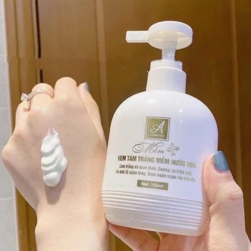 Kem tắm trắng toàn thân Mềm a cosmetics, ủ trắng body, hương nước hoa