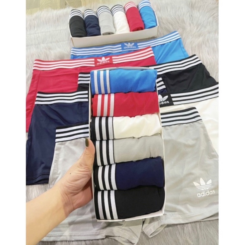 COMBO 3-5 Quần BOXER Nam ADID Thun Lạnh Thấm Hút Mồ Hôi Cực Kì Thoáng Mát