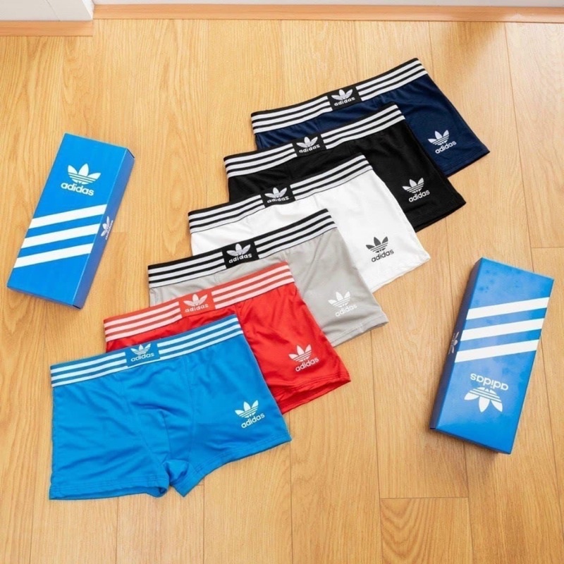 COMBO 3-5 Quần BOXER Nam ADID Thun Lạnh Thấm Hút Mồ Hôi Cực Kì Thoáng Mát