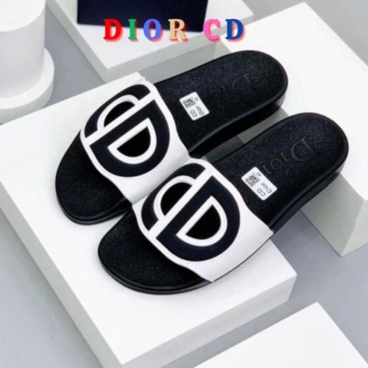 Dép DiOr CD Like_Auth, Dép Quai Ngang C.DiOr Nam Nữ Đế Cao Su Cao Cấp Đủ Màu Tặng Kèm Hộp Quà | BigBuy360 - bigbuy360.vn