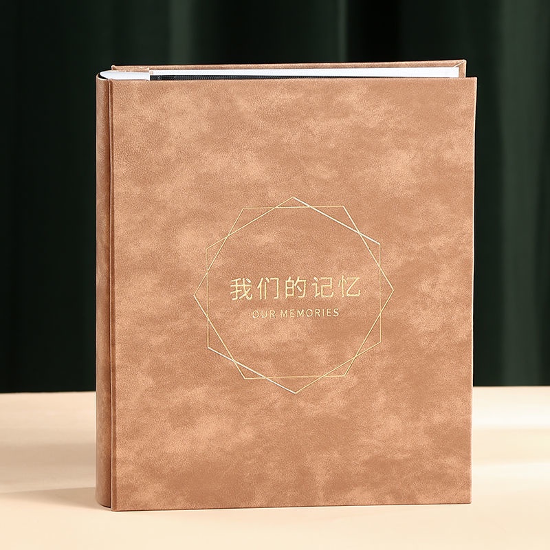 Album Ảnh Gia Đình Bằng Da + Nhựa Kích Thước 7 Inch 8 Inch 400 Tấm
