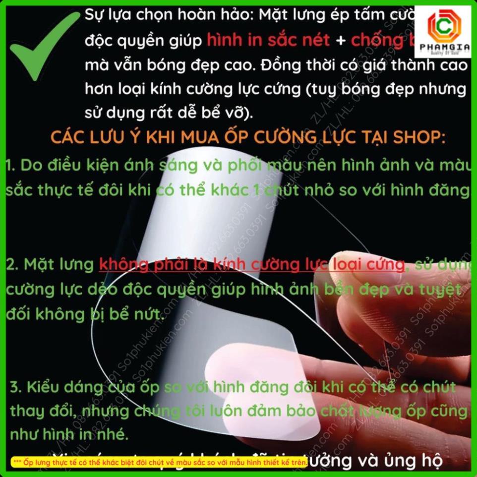 Ốp lưng Vivo Y21 / Y21S / Y33S giả iphone mặt lưng ép kính chống bể