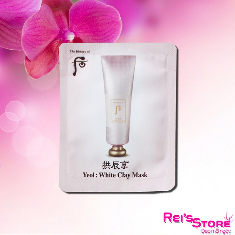 Sample mặt nạ đất set dưỡng trắng Whoo White Clay Mask