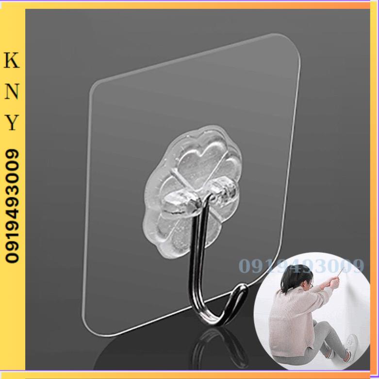 Miếng dán dính tường có móc treo đồ siêu dính siêu bền siêu rẻ kích thước 6x6cm
