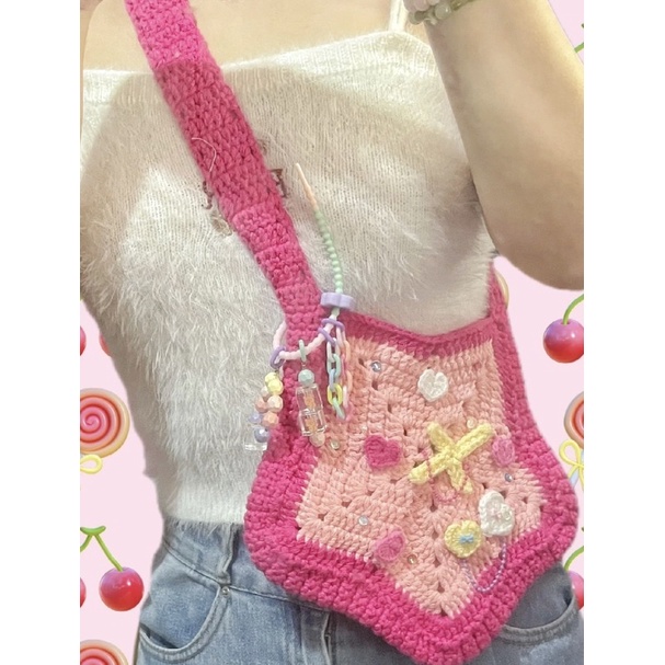 Star Bag | Túi xách hình ngôi sao phối màu phong cách y2k