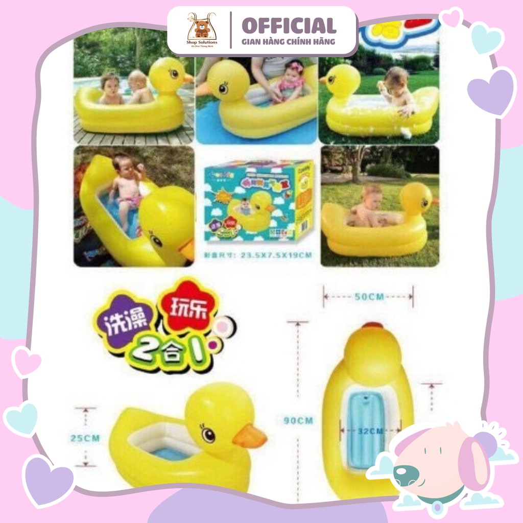Phao Bơm Hơi Dành Cho Trẻ Em, Nhựa PVC không gây độc hại, Gấp Gọn Siêu Tiện Lợi, Nhẹ Nhàng, Kích thước 90 x 50 x 25 cm