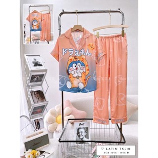 ĐỒ BỘ PIJAMA LATIN LỤA MẶC NHÀ TNQD - Mác boo ( hàng cao cấp - nhiều mẫu)