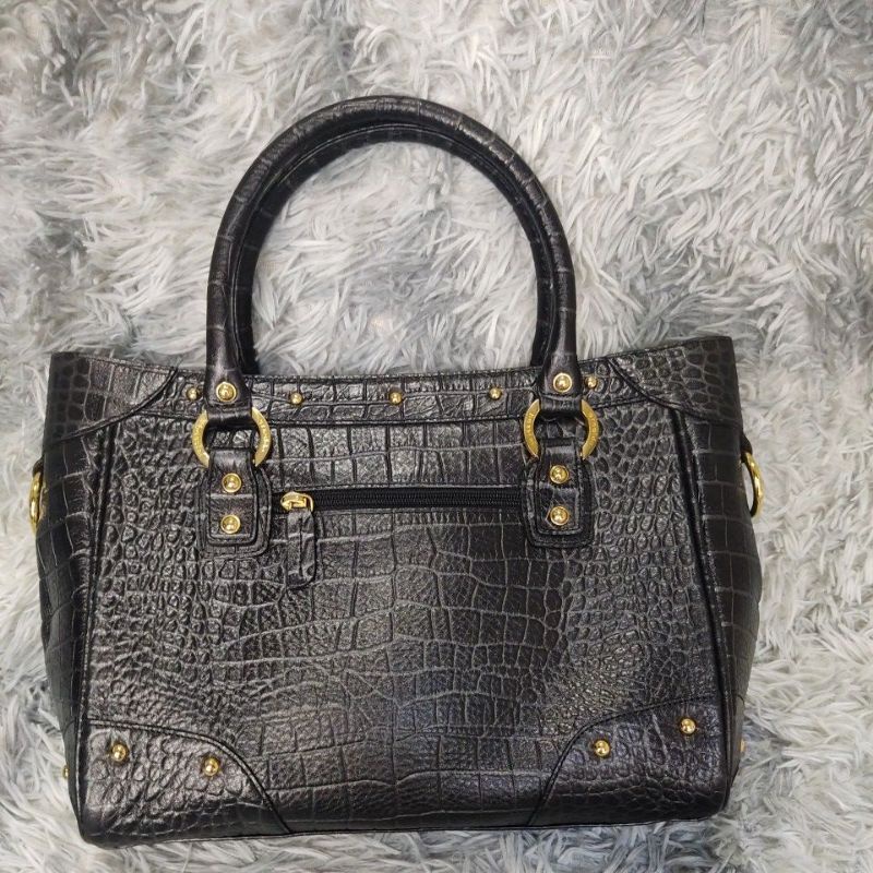 Công sở túi si hiệu Arnaldo Bassini Ý chính hãng da bò dập vân sấu cao cấp