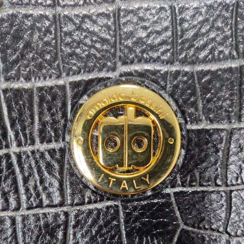 Công sở túi si hiệu Arnaldo Bassini Ý chính hãng da bò dập vân sấu cao cấp