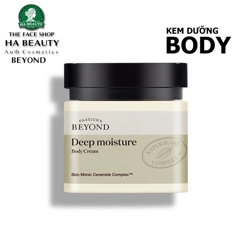 Kem dưỡng thể Cấp ẩm sâu giúp Săn chắc Mềm mịn sáng da BEYOND Deep moisture Body cream 150ml