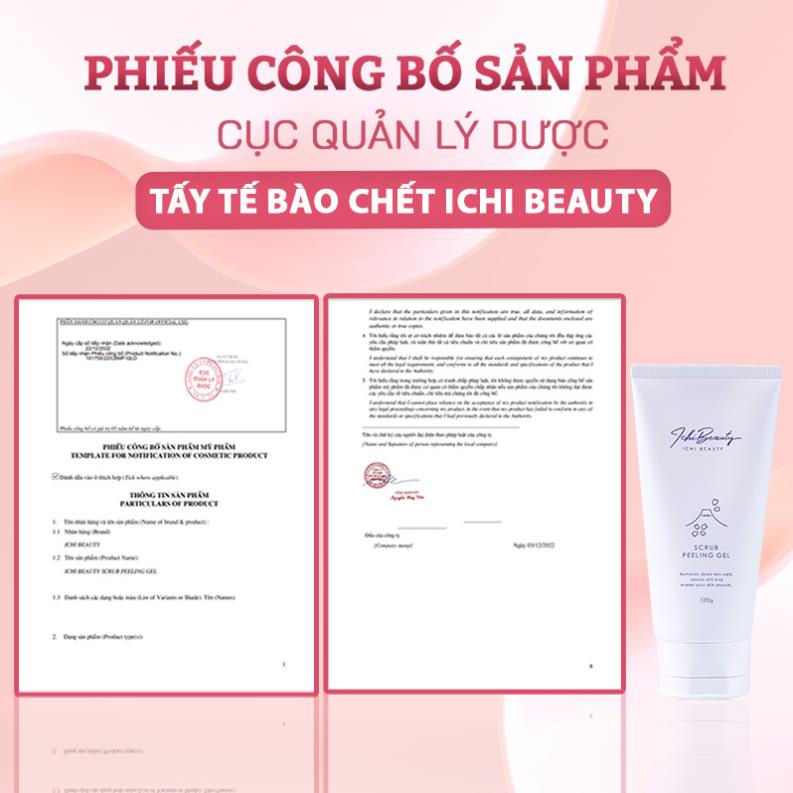 Gel tẩy da chết, tẩy tế bào chết vật lý Nhật Bản Ichi Beauty 120g | BigBuy360 - bigbuy360.vn