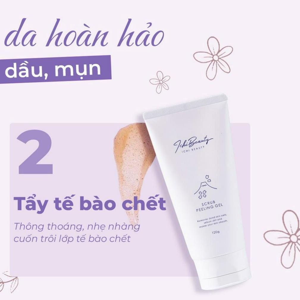 Gel tẩy da chết, tẩy tế bào chết vật lý Nhật Bản Ichi Beauty 120g | BigBuy360 - bigbuy360.vn