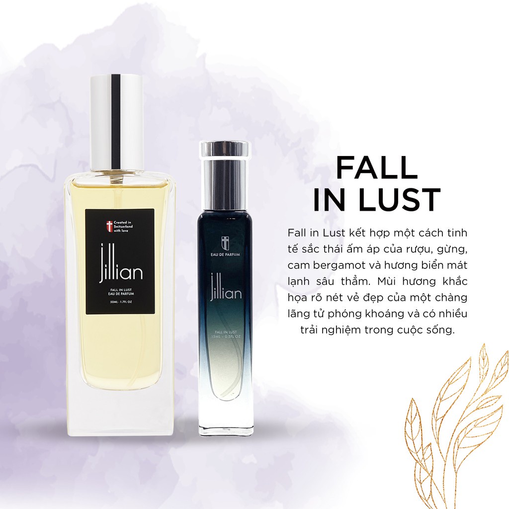 Nước hoa Jillian Nữ Fall in Lust 50ml - ấm áp, nồng nàn, cuốn hút