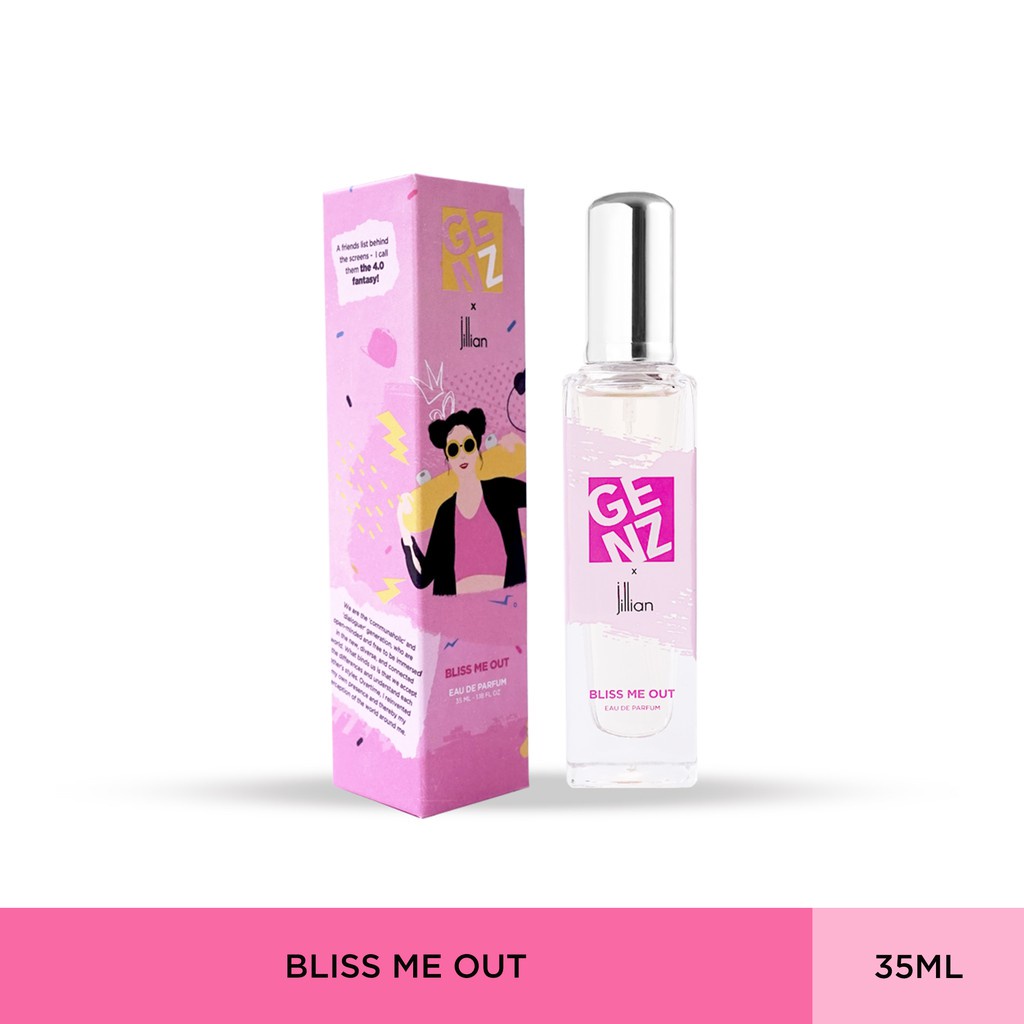 Nước hoa GenZ x Jillian Nữ Bliss Me out 35ml - ngọt ngào, tinh nghịch, vui vẻ