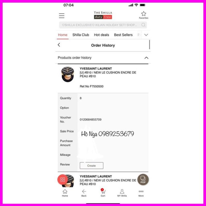 Phấn nước cushion YSL Encre De Peau bản mới lâu trôi, che phủ tốt