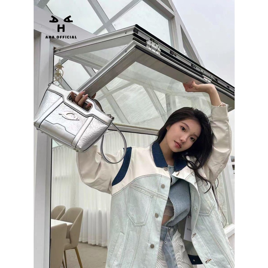 Giỏ Đựng Điện Thoại Di Động Xếp Ly Đeo Chéo Vai Thiết Kế Thời Trang Âu Mỹ Hàng Chính Hãng Niche