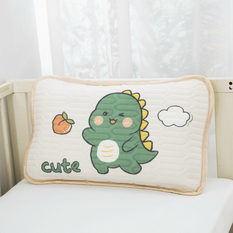 Gối Điều Hòa Cao Su Non Tencen Latex Cho Bé Size 35x50cm Ruột Bông Gòn Cotton Siêu Mềm Thoáng Mát - Hanbeading