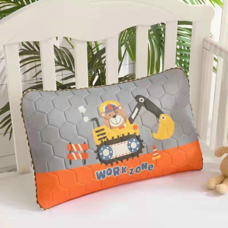 Gối Điều Hòa Cao Su Non Tencen Latex Cho Bé Size 35x50cm Ruột Bông Gòn Cotton Siêu Mềm Thoáng Mát - Hanbeading