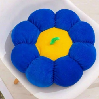 Đệm ngồi bệt Hanbeading hình quả bí ngô đủ màu sắc, Gối tựa lưng ghế sofa chất nỉ bông nhung mềm mịn