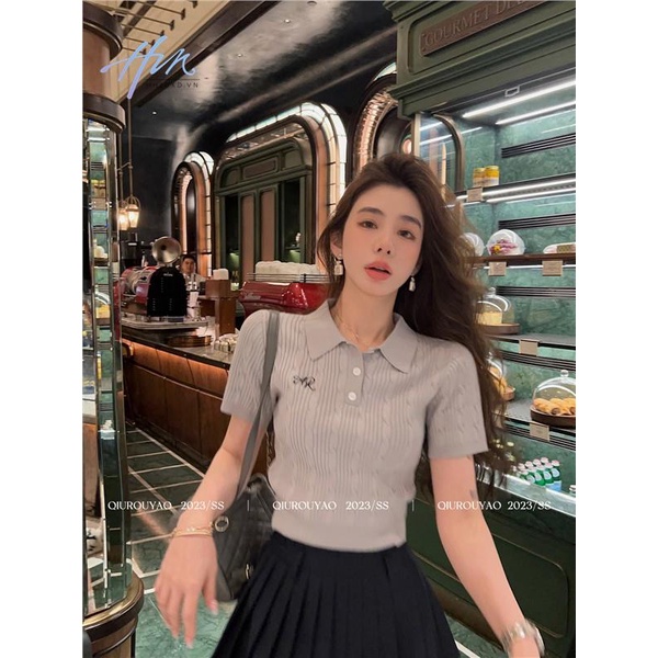 Áo Thun polo Tay Ngắn Phong Cách Mới Mùa Hè 2023