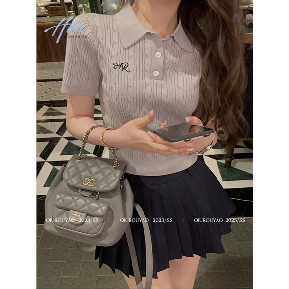 Áo Thun polo Tay Ngắn Phong Cách Mới Mùa Hè 2023