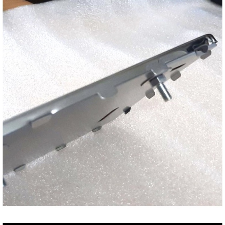 Khung biển số xe máy - viền trơn trắng, inox, meca chống nước