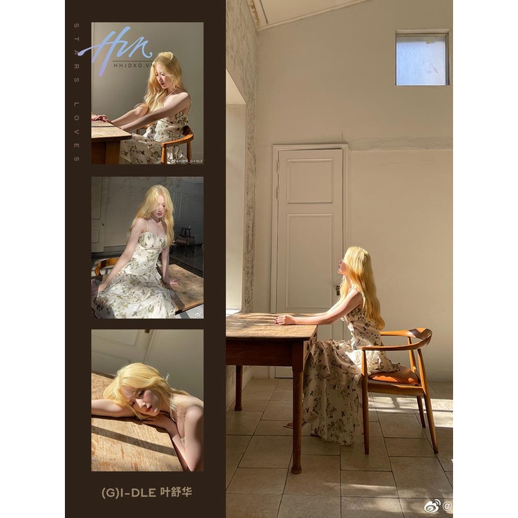 Đầm Hai Dây Dáng Dài Họa Tiết Hoa Phong Cách Retro Pháp