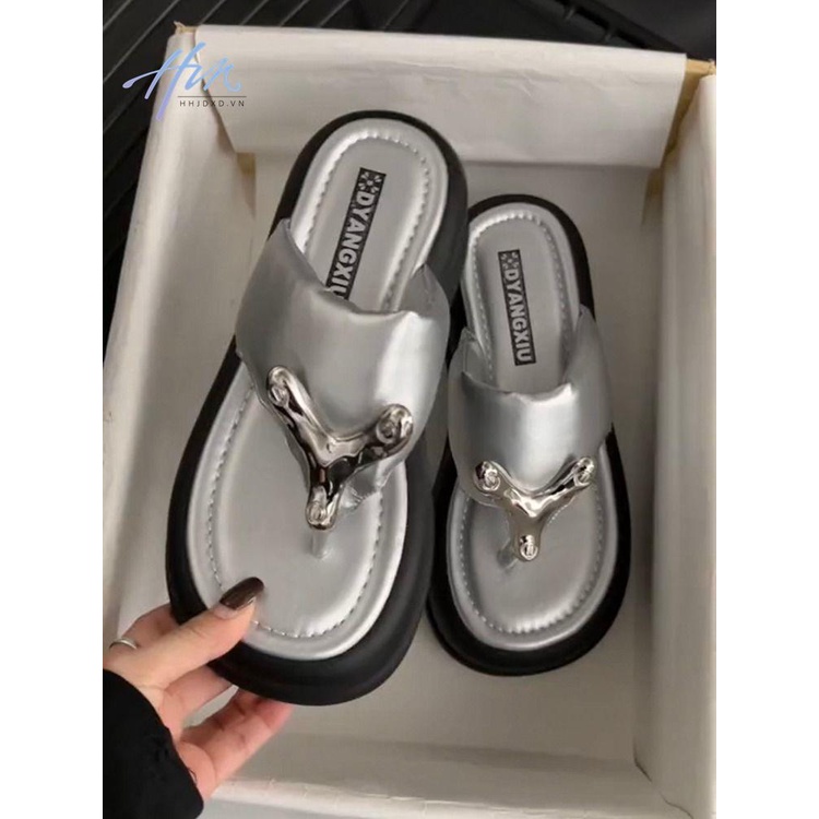 Giày Cao Gót Dạng Lật Thời Trang Mùa Hè 2023 Dễ Phối Đồ Dành Cho Nữ