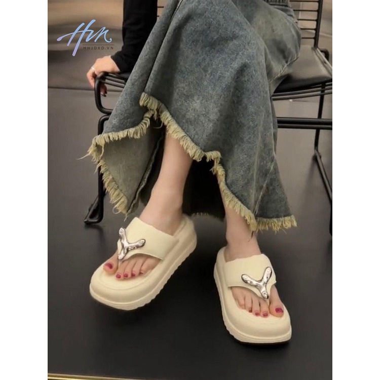 Giày Cao Gót Dạng Lật Thời Trang Mùa Hè 2023 Dễ Phối Đồ Dành Cho Nữ