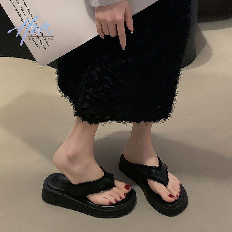 Dép Xỏ Ngón Đế Dày Chống Trượt Thoải Mái Thời Trang Mùa Hè 2023