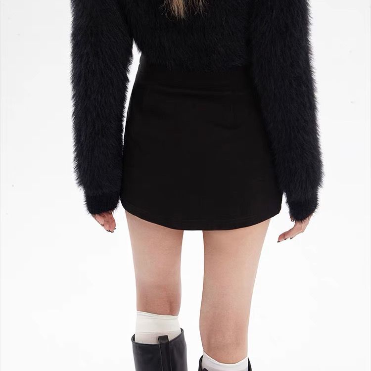 Jiashuchenga Quần Culottes Cạp Cao Ôm Dáng Xẻ Tà Một Bước Chống Chói Thời Trang Xuân Hè Cho Nữ