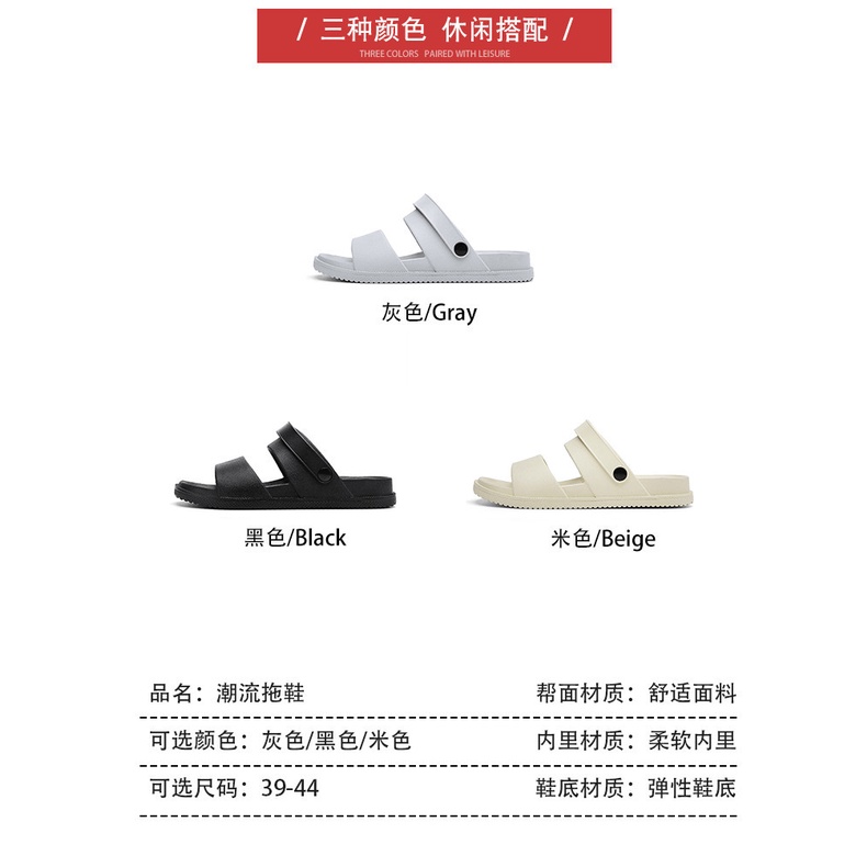 Sandal Đi Biển Chống Trượt Chống Mài Mòn Phong Cách Mới Mùa Hè 2023 Cho Nam