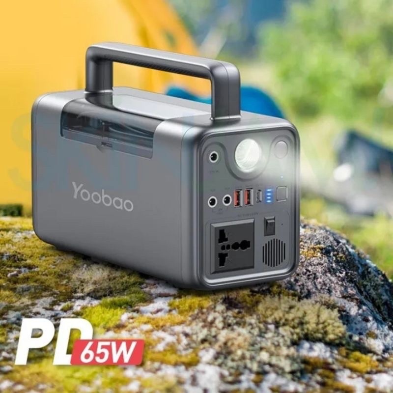 Trạm sạc điện dự phòng Yoobao EN300WLPD 72000mAh / 300WL / sạc nhanh PD 65W cổng điện 220V/300W tích hợp đèn Pin. BH 24