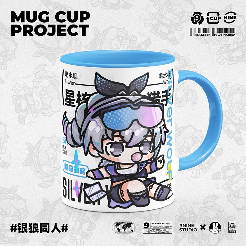 Cốc Sứ Uống Cà Phê In Hình Anime Dễ Thương